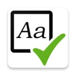 spell checker android application logo